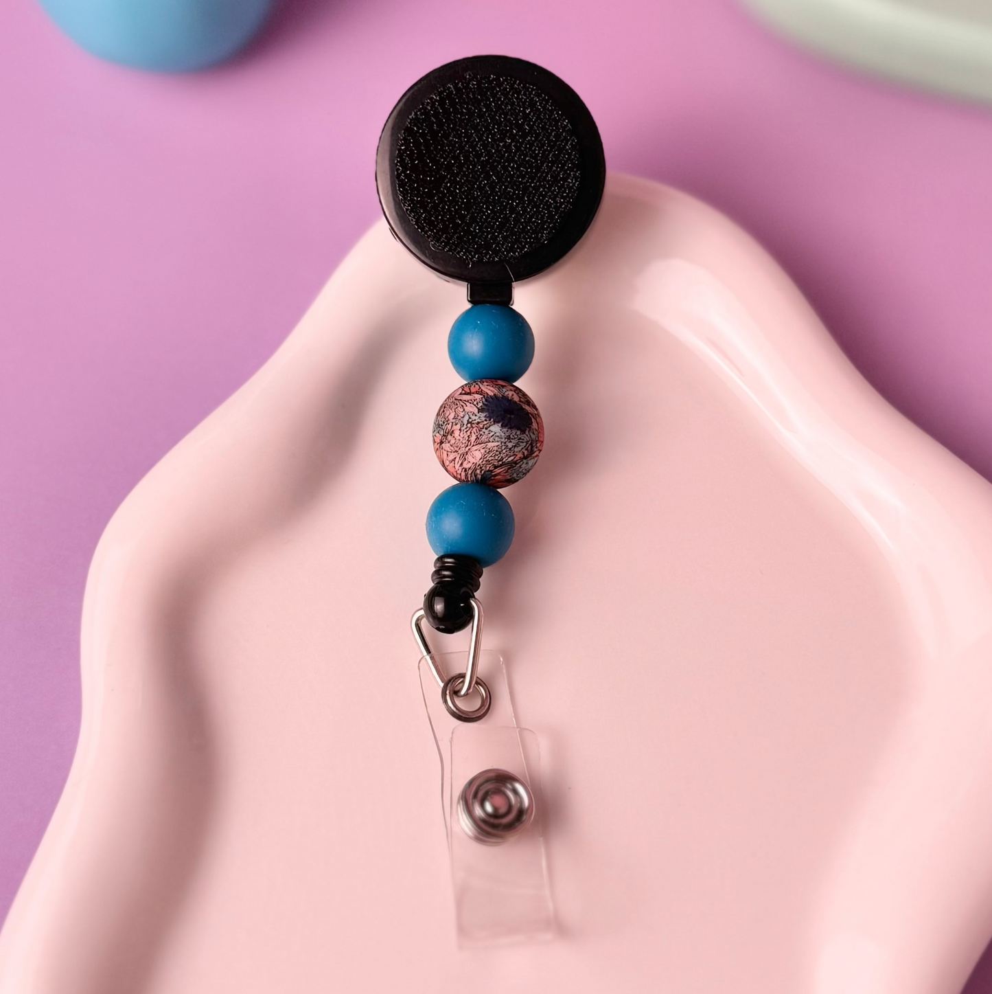 Fresh Floral Badge Reel