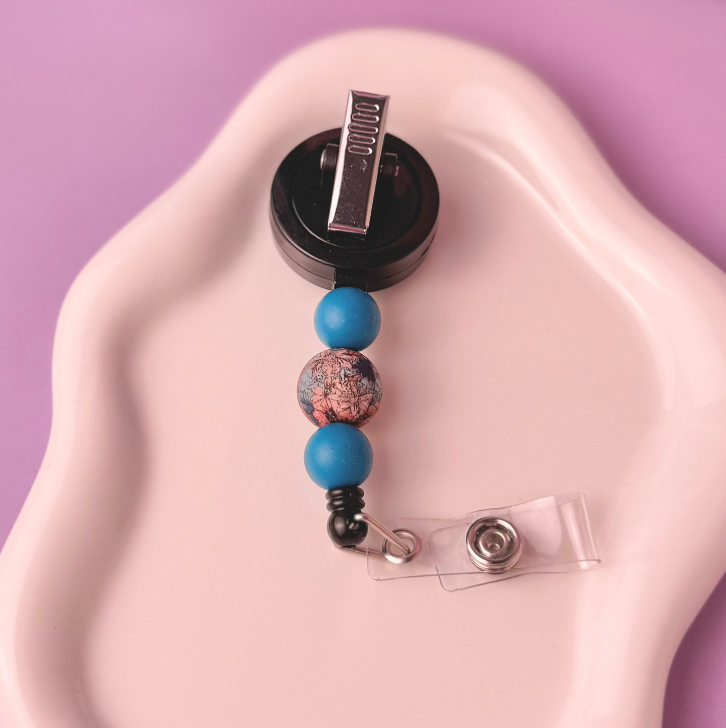 Fresh Floral Badge Reel