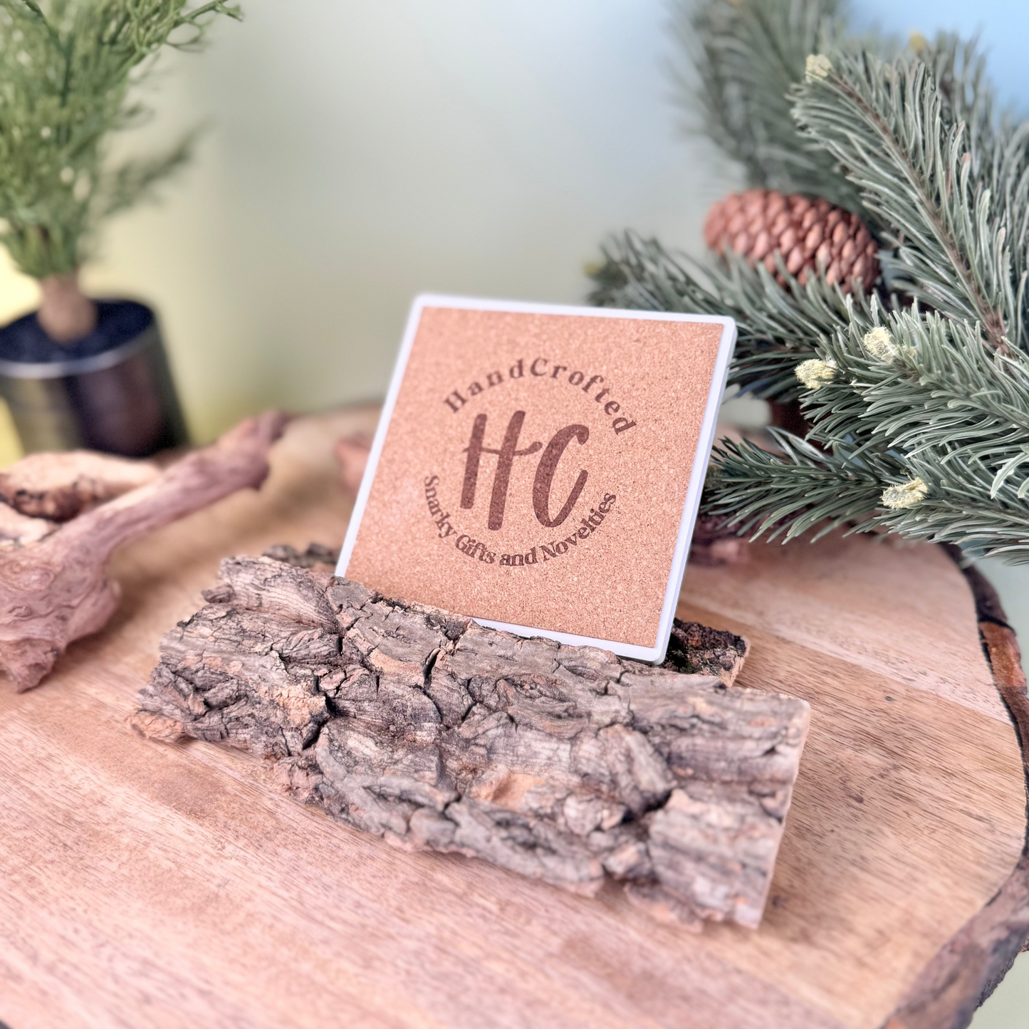 Camas Heart Ceramic Coaster