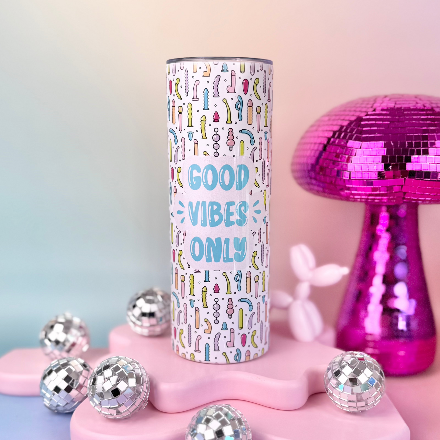 Good Vibes Only 20oz Insulated Tumbler
