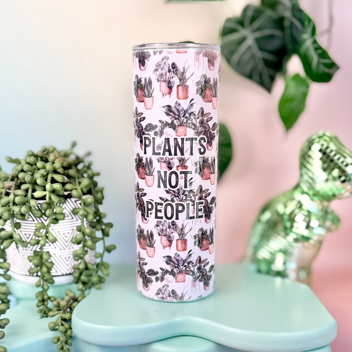 Plants Not People 20oz Insulated Tumbler
