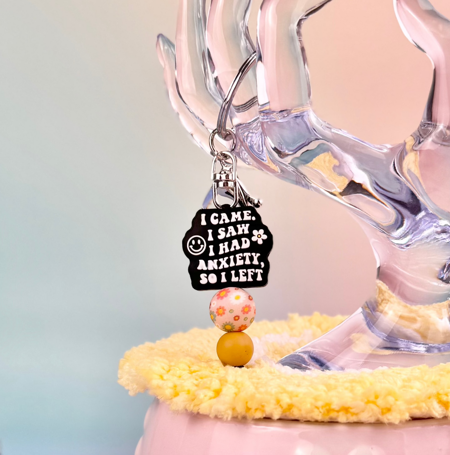 Came, Saw, Had Anxiety So I Left Keychain