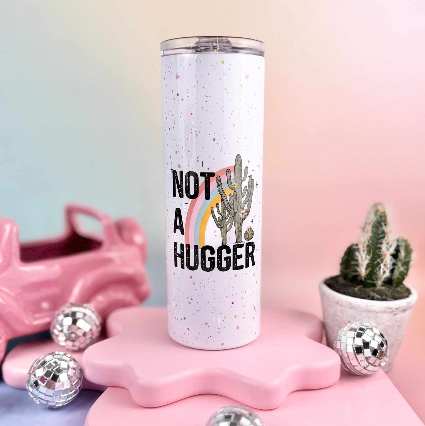 Not A Hugger 20oz Insulated Tumbler
