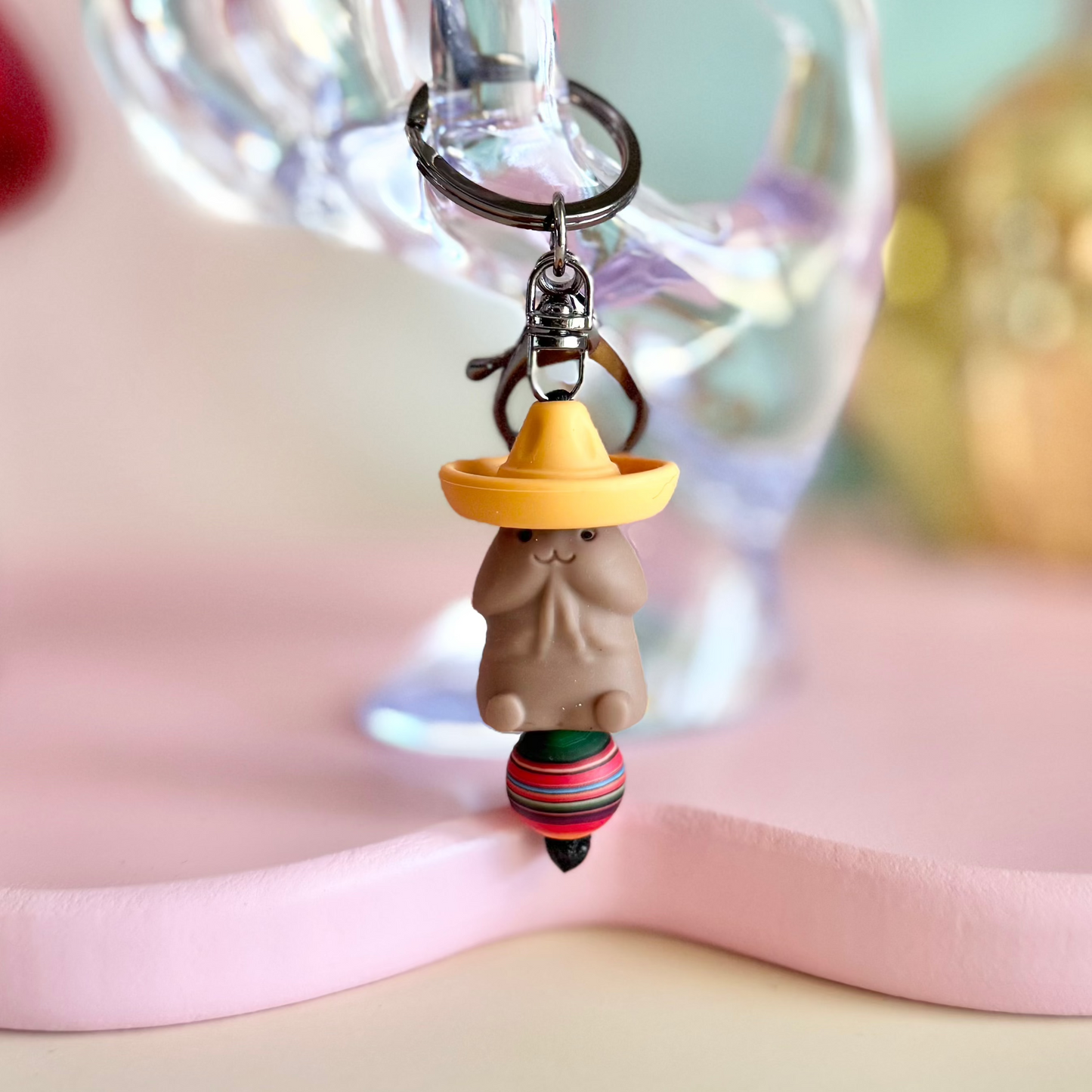 Sombrero Hat Penis Keychain