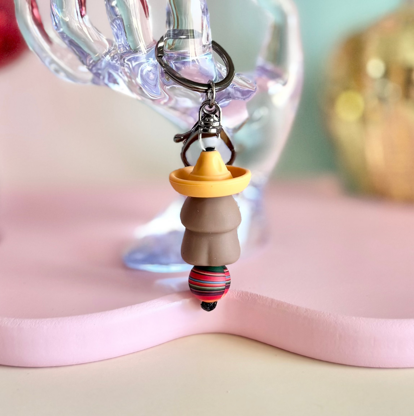 Sombrero Hat Penis Keychain