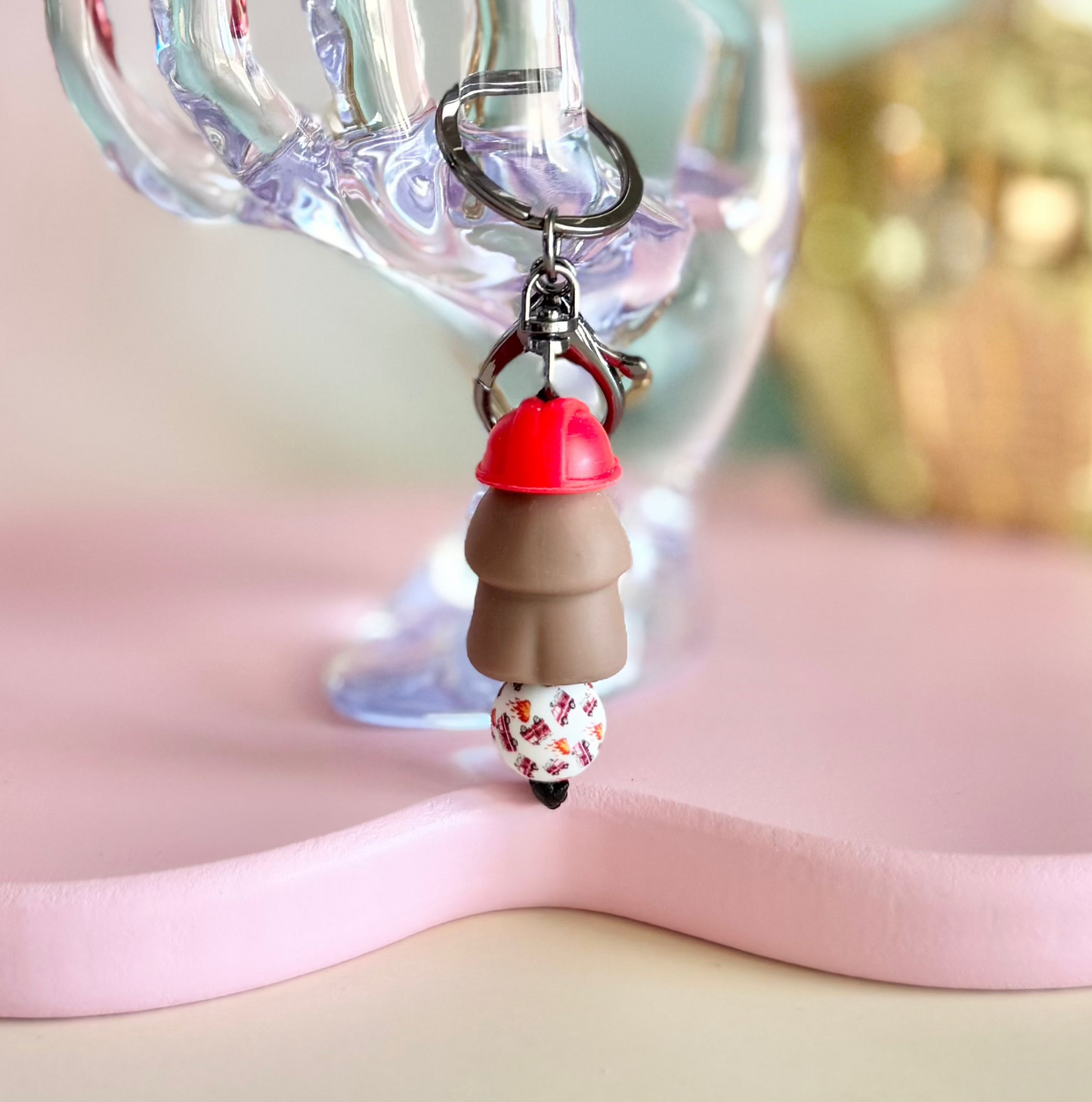 Firefighter Penis Keychain