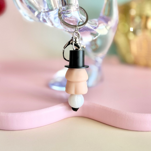 Top Hat Gentleman Penis Keychain