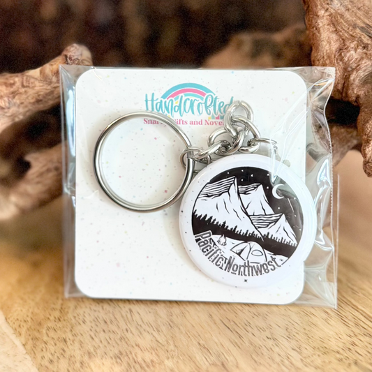 Pacific Northwest 1.5" Keychain