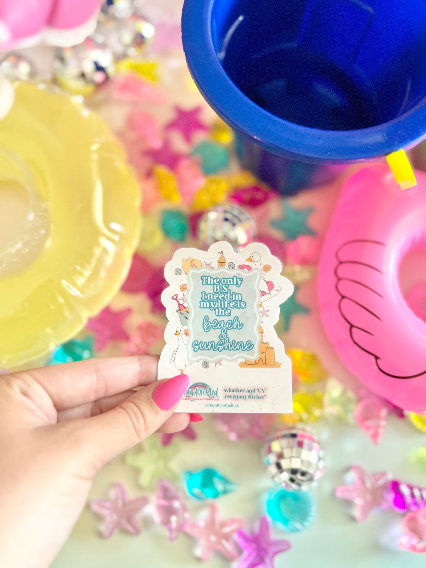 Beach and Sunshine Sticker