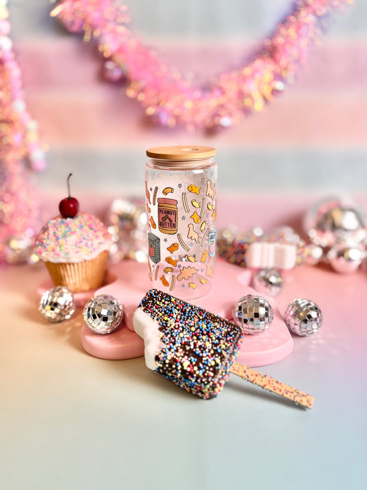 I Hope They Have Snacks Glass Can