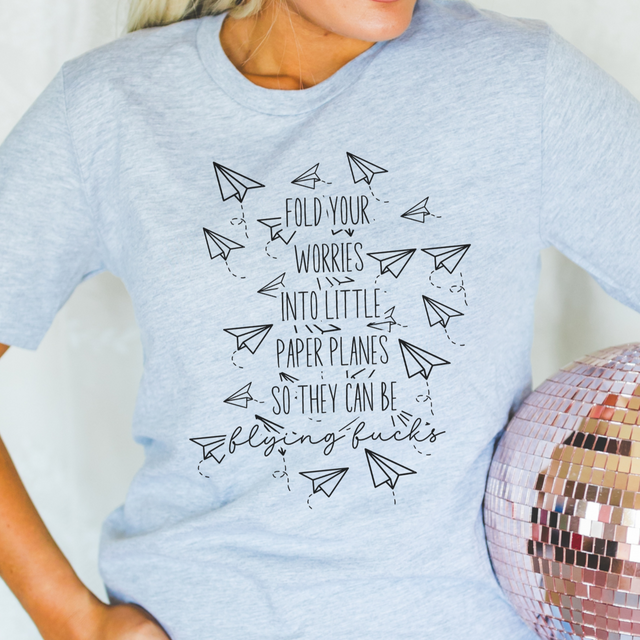 Flying Fucks Crewneck Tee