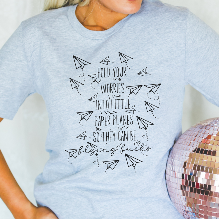 Flying Fucks Crewneck Tee