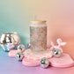 Spring Bloom Glass Can Cup