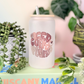 Iced Coffee And Plants Frosted Glass Can Cup