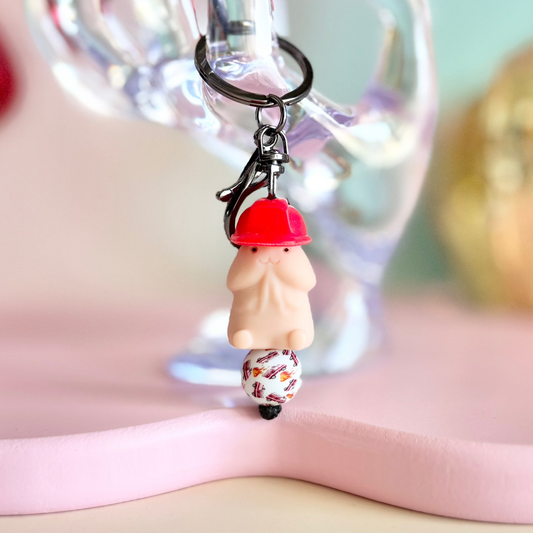 Firefighter Penis Keychain