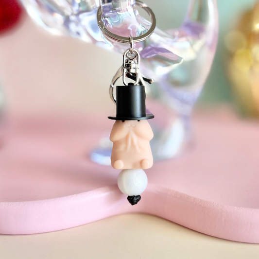 Top Hat Gentleman Penis Keychain