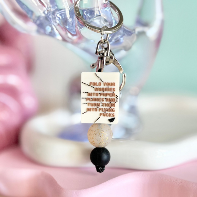 Flying Fucks Keychain