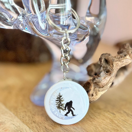 Gone Squatchin' 1.5" Keychain