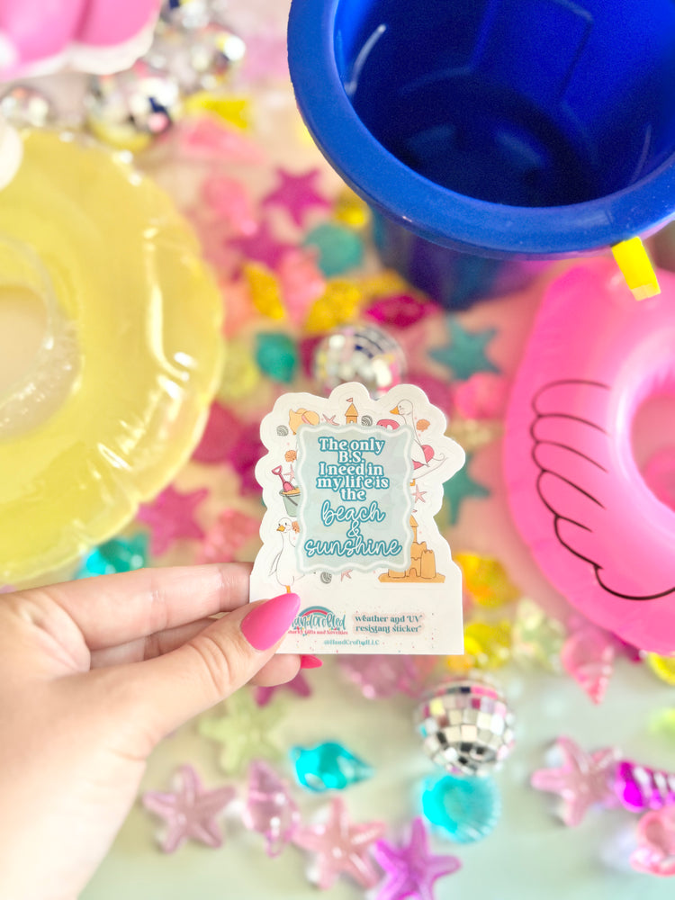 Beach and Sunshine Sticker