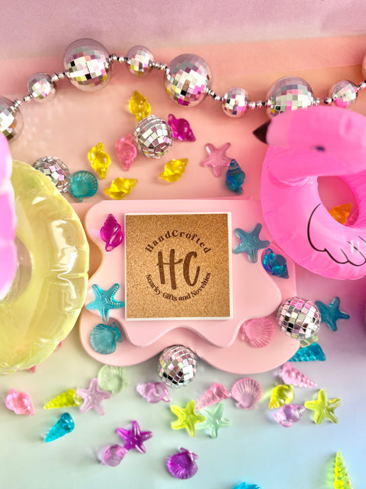 Beach and Sunshine Ceramic Coaster