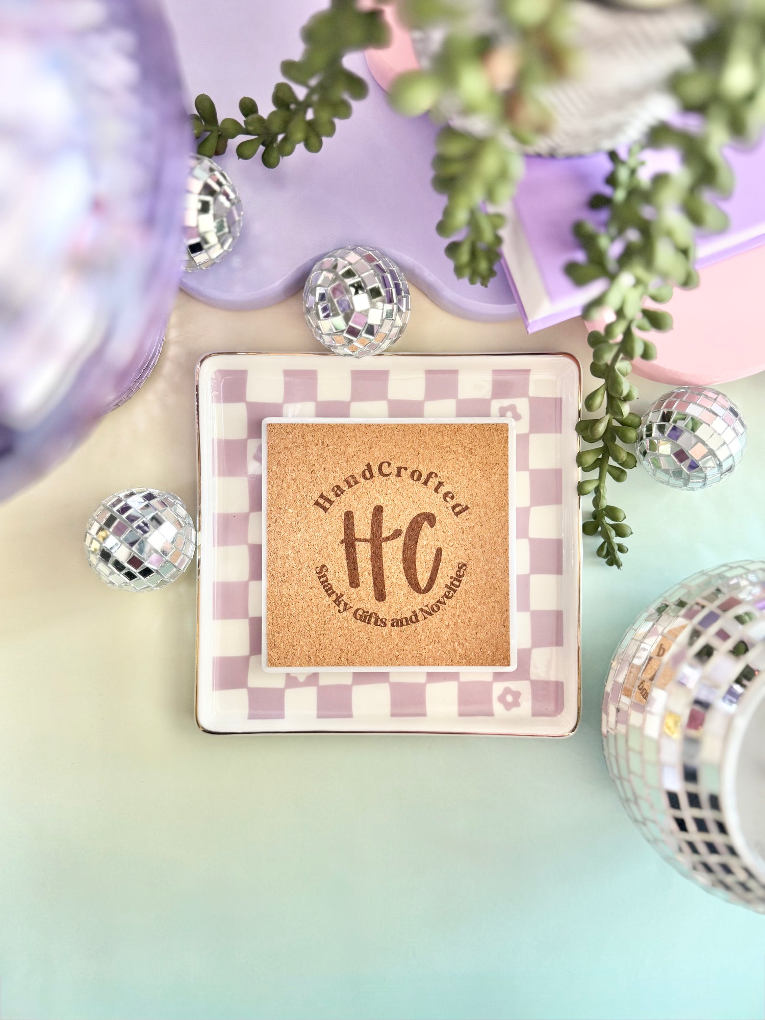 Spite Strengthens Me Ceramic Coaster