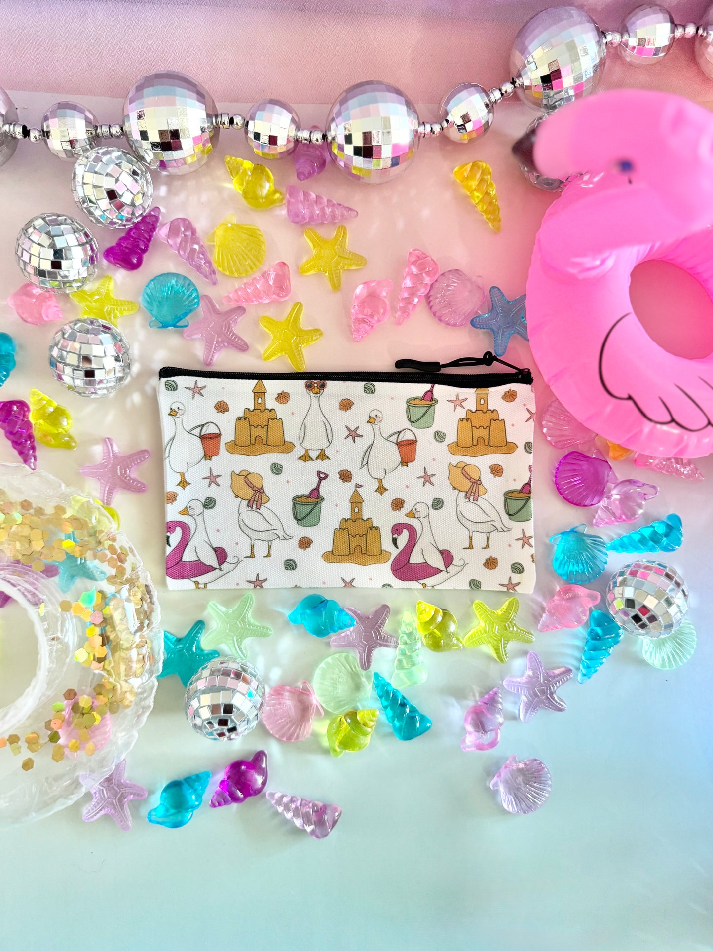 Beach and Sunshine Zipper Pouch