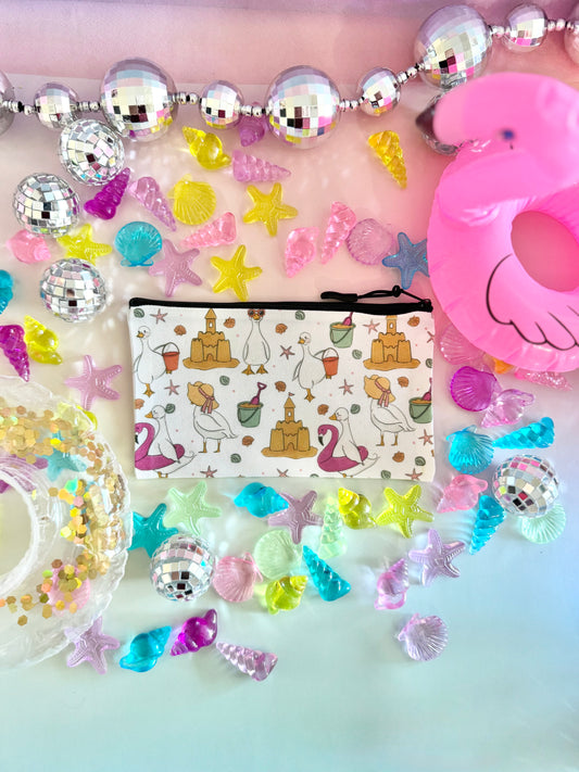 Beach and Sunshine Zipper Pouch