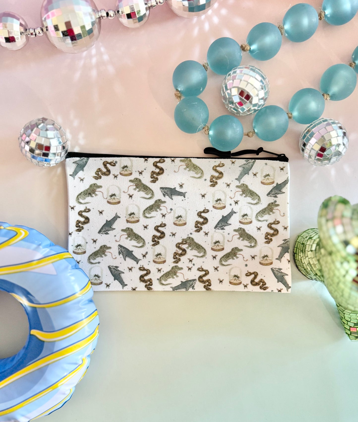 Florida Petting Zoo Zipper Pouch
