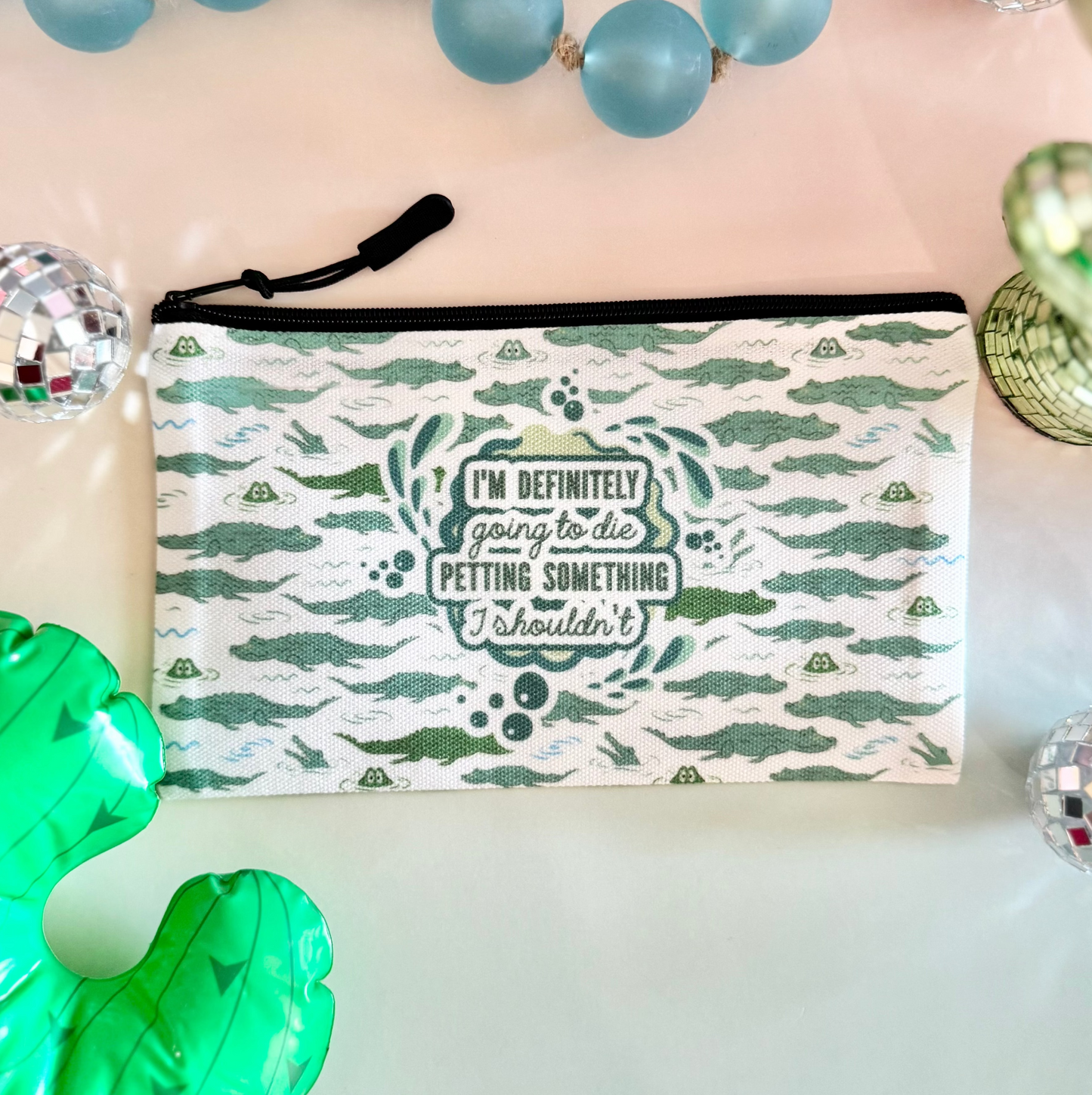 Die Petting Something I Shouldn't Zipper Pouch