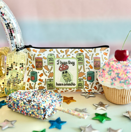 I Hope They Have Snacks Zipper Pouch