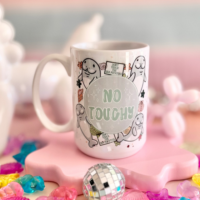 Manatee No Touchy 15oz Mug