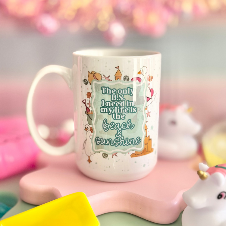 Beach and Sunshine 15oz Mug