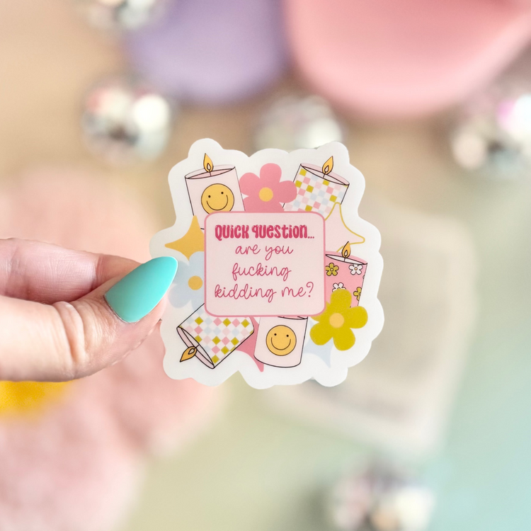 Are You Fucking Kidding Me Sticker